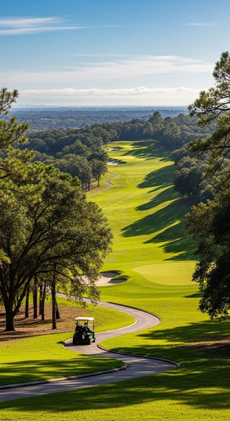 Golf course landscape